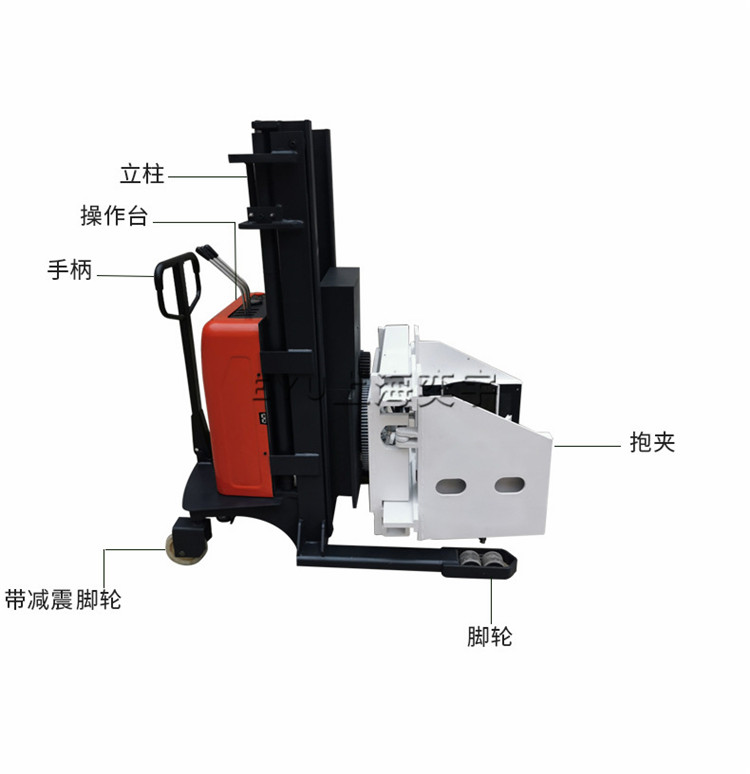 半電動(dòng)氣瓶夾抱翻轉(zhuǎn)裝卸車(chē)
